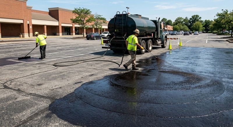 Asphalt Parking Lot Sealing in Mount Pleasant, NC