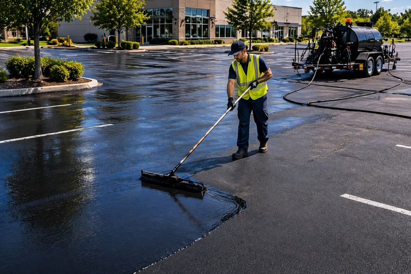 Asphalt Parking Lot Sealing in York County, SC