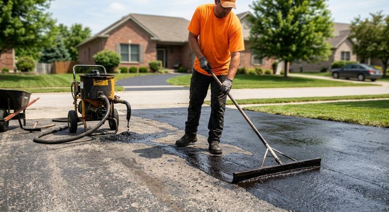 Asphalt Slurry Sealing in Charlotte, NC