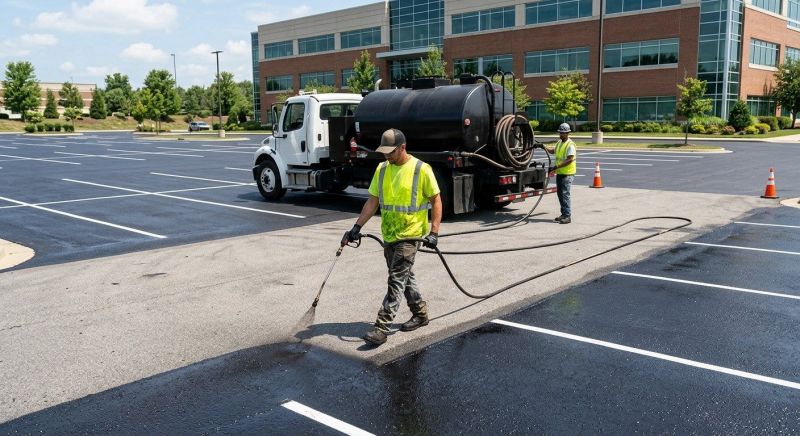 Commercial Asphalt Sealing in Union County, NC