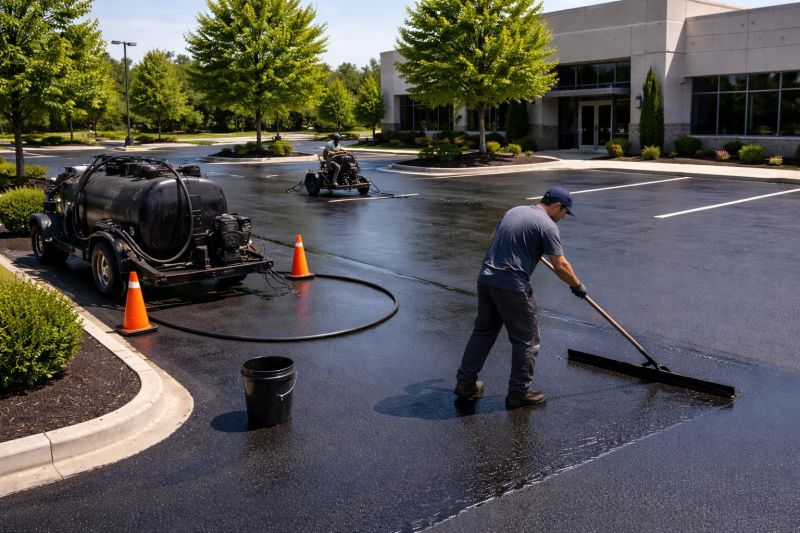 Commercial Pavement Sealing in Denver, NC