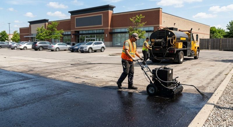 Commercial Pavement Sealing in Huntersville, NC