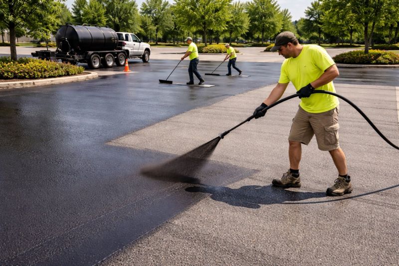 Parking Lot Sealcoating in Concord, NC