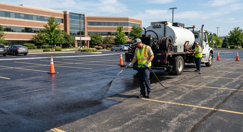Parking Lot Sealcoating in Cornelius, NC