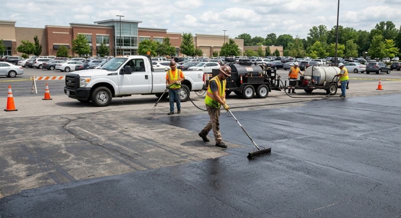 Parking Lot Sealcoating in Kannapolis, NC
