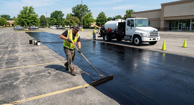 Parking Lot Sealcoating in Charlotte, NC