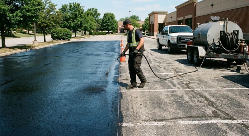 Parking Lot Sealcoating in Mecklenburg County, NC