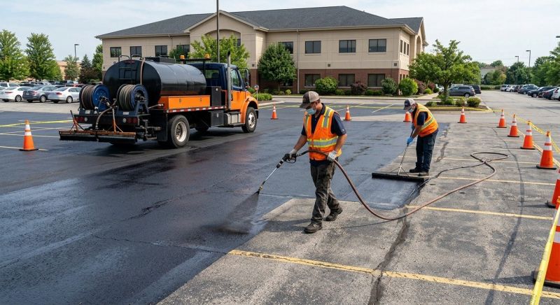 Parking Lot Sealcoating in Midland, NC