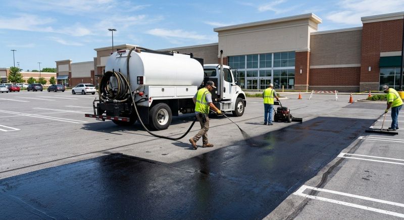 Parking Lot Sealcoating in Union County, NC