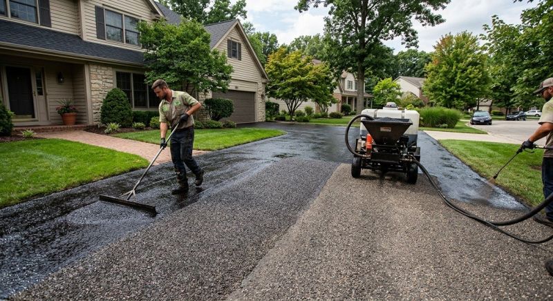Residential Driveway Sealcoating in Charlotte, NC