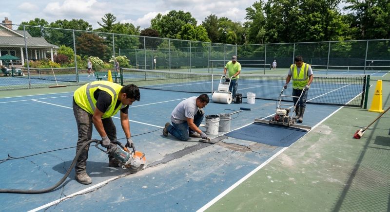 Sports Court Resurfacing in Belmont, NC