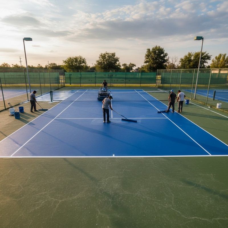 Sports Court Resurfacing in Clover, SC