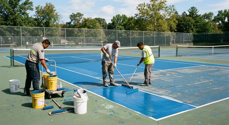 Tennis Court Repair Service in Locust, NC