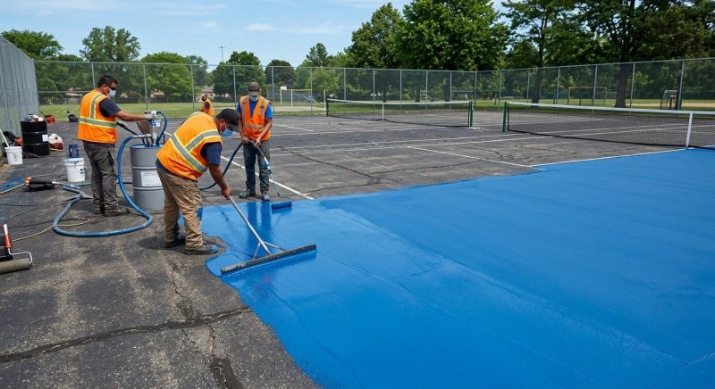 Tennis Court Repair Service in York County, SC